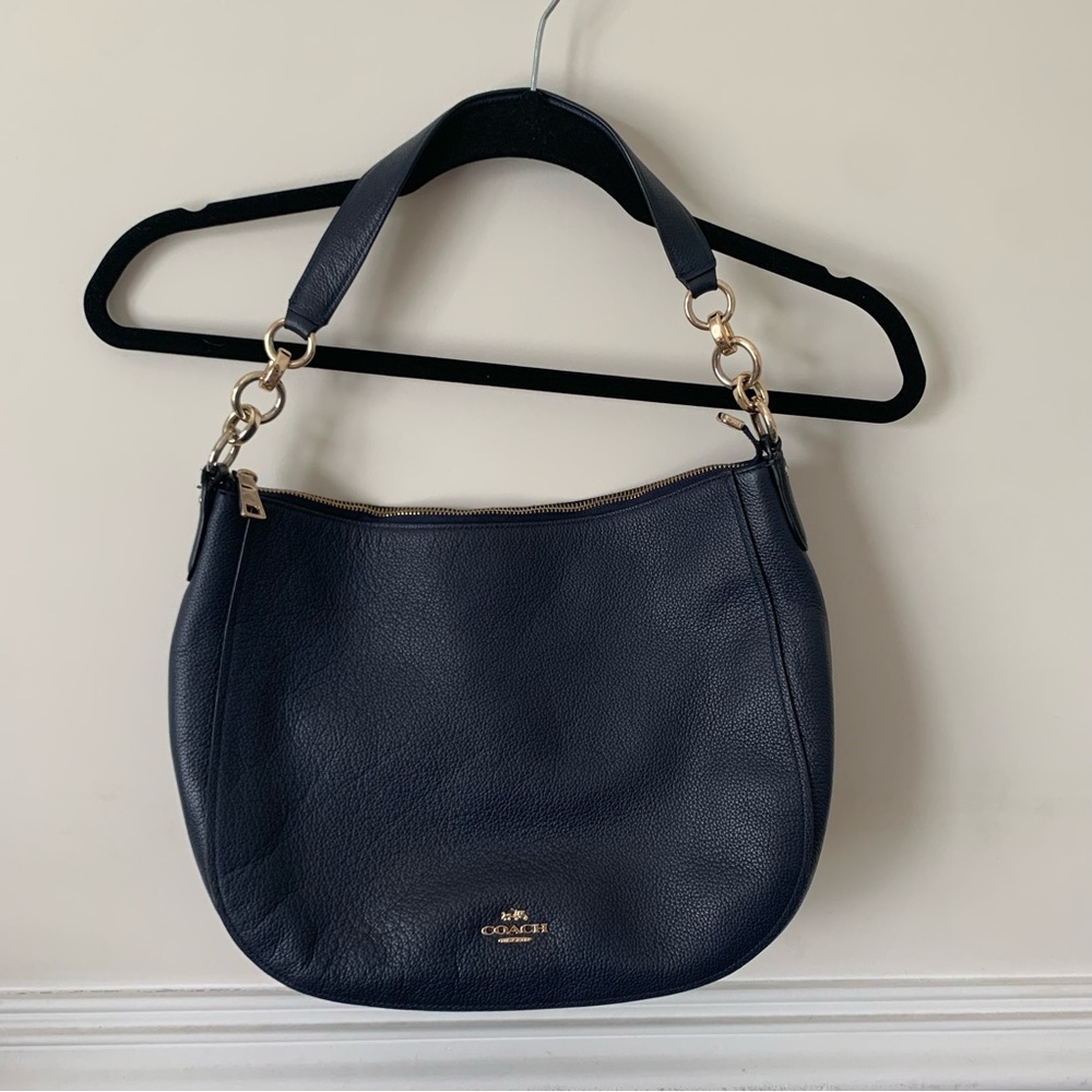 Coach Leather Chelsea Hobo Handbag